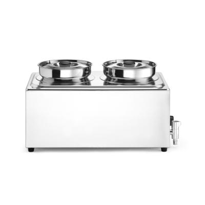 Sada: Vodní lázeň Ranger + 2x 4L nádoba s víkem, HENDI, GN (H)150mm, 8L, 230V/1000W, 604x332x(H)315mm | 201473